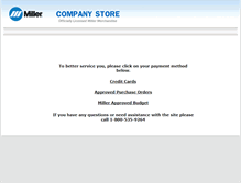 Tablet Screenshot of millerweldsstore.com